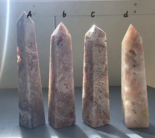 Brazilian Pink Amethyst Druzy Points