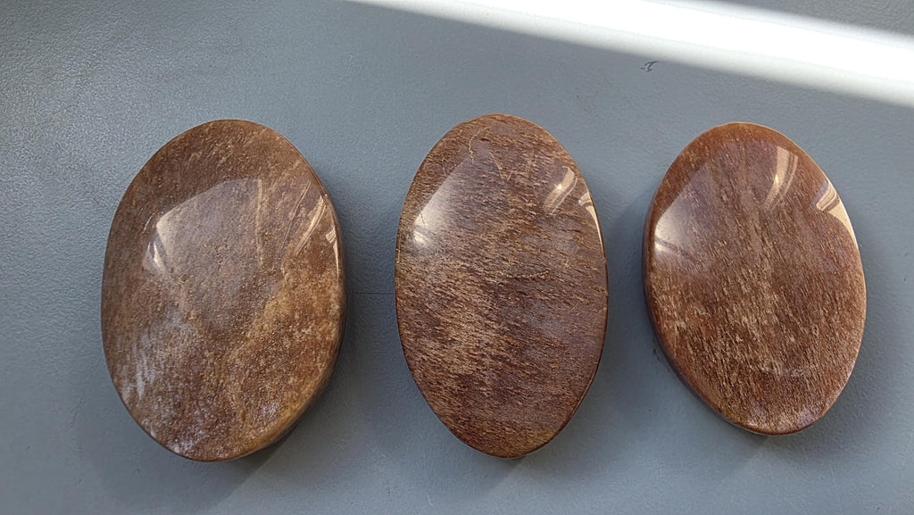 Sunstone Palm Stones - Polished Really Good Quality