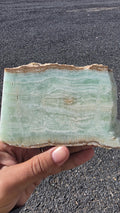 Caribbean Blue Aragonite Slab