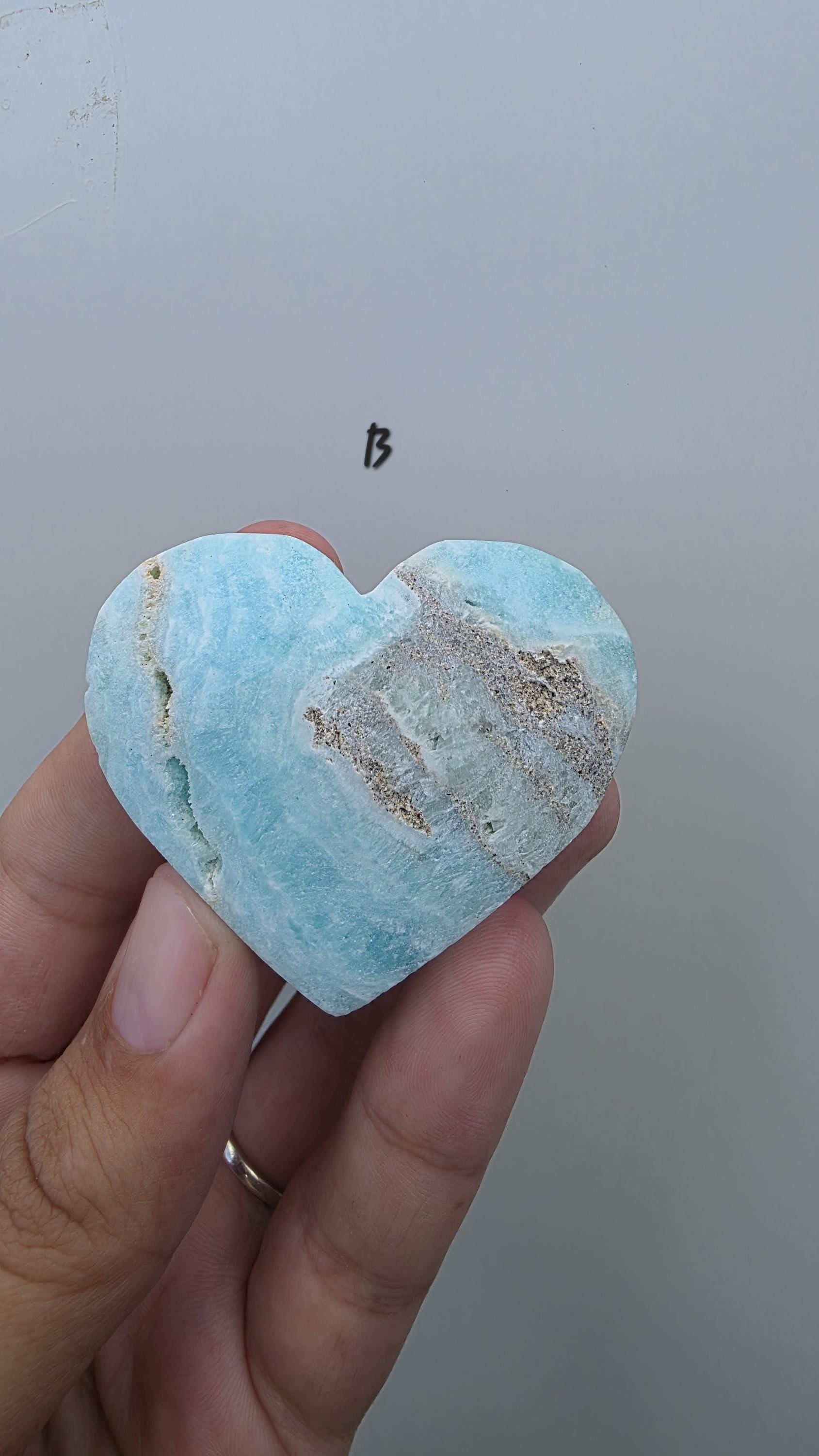 Aragonite Hearts from Pakistan