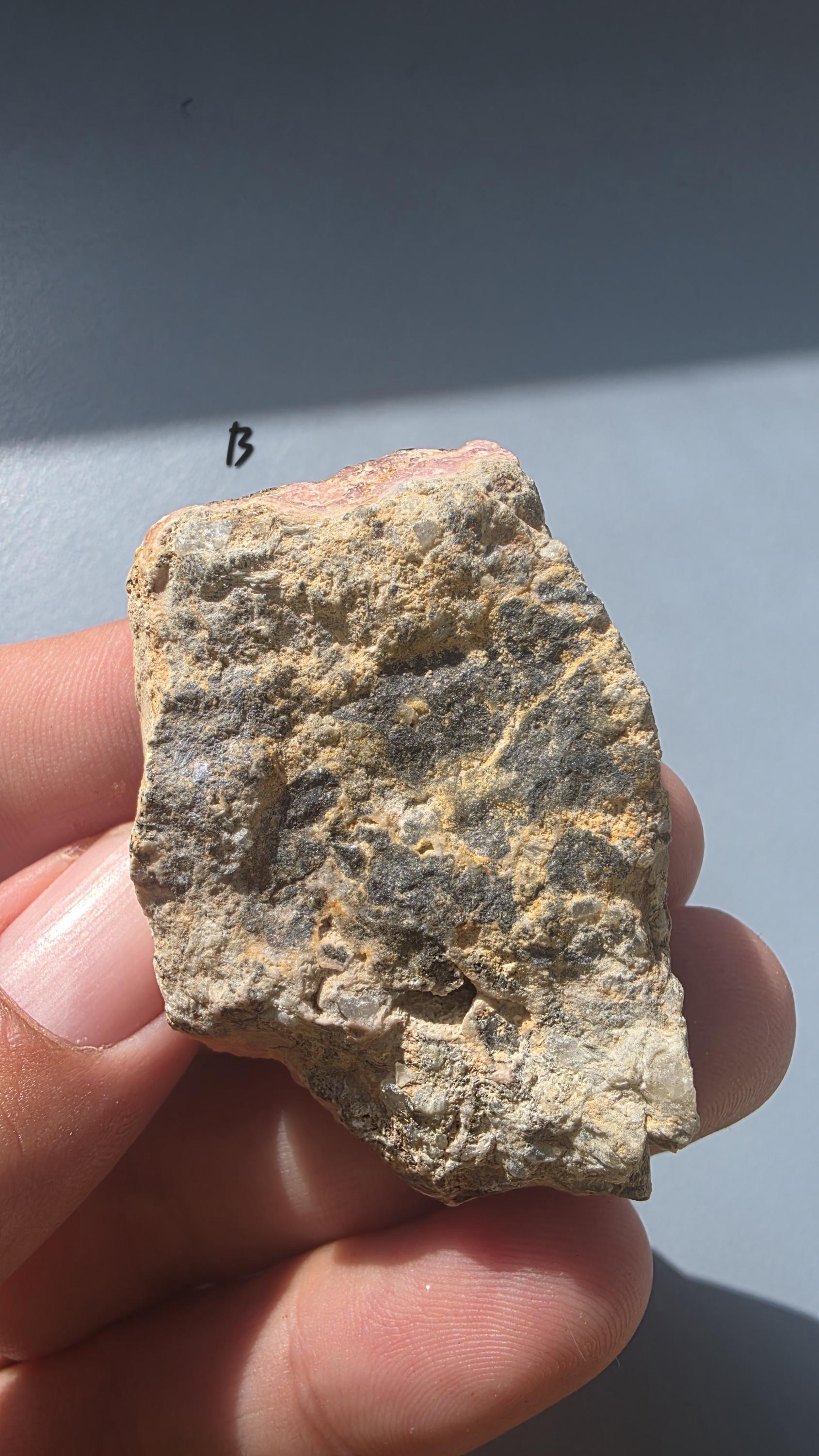 Rhodochrosite Slab from Capillitas Mine, Argentina – Half Polished Crystal Slice