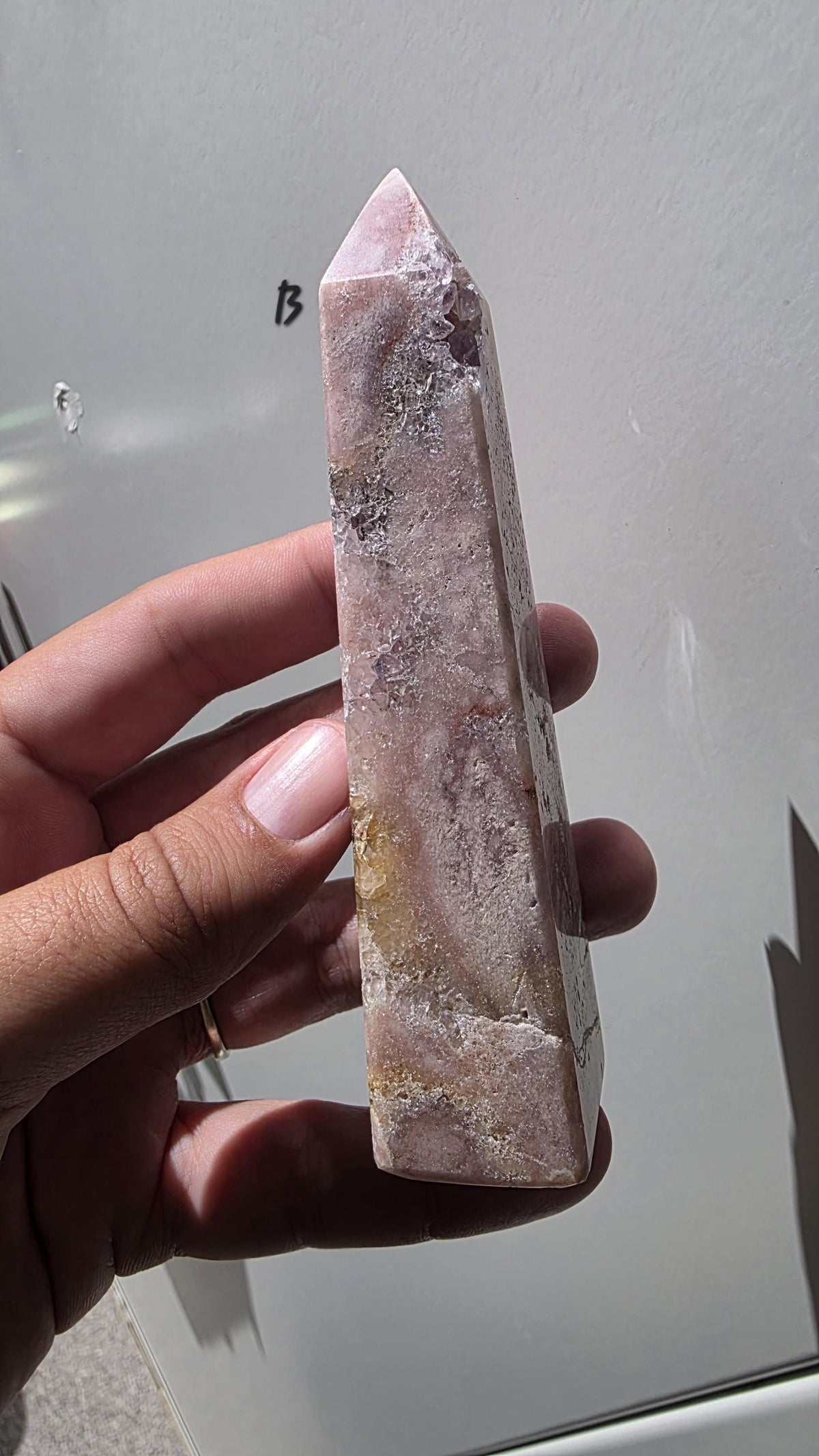 Brazilian Pink Amethyst Druzy Points