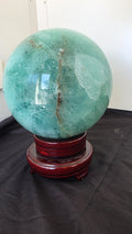 XXXL Green Fluorite Statement Sphere 7.6KGS!