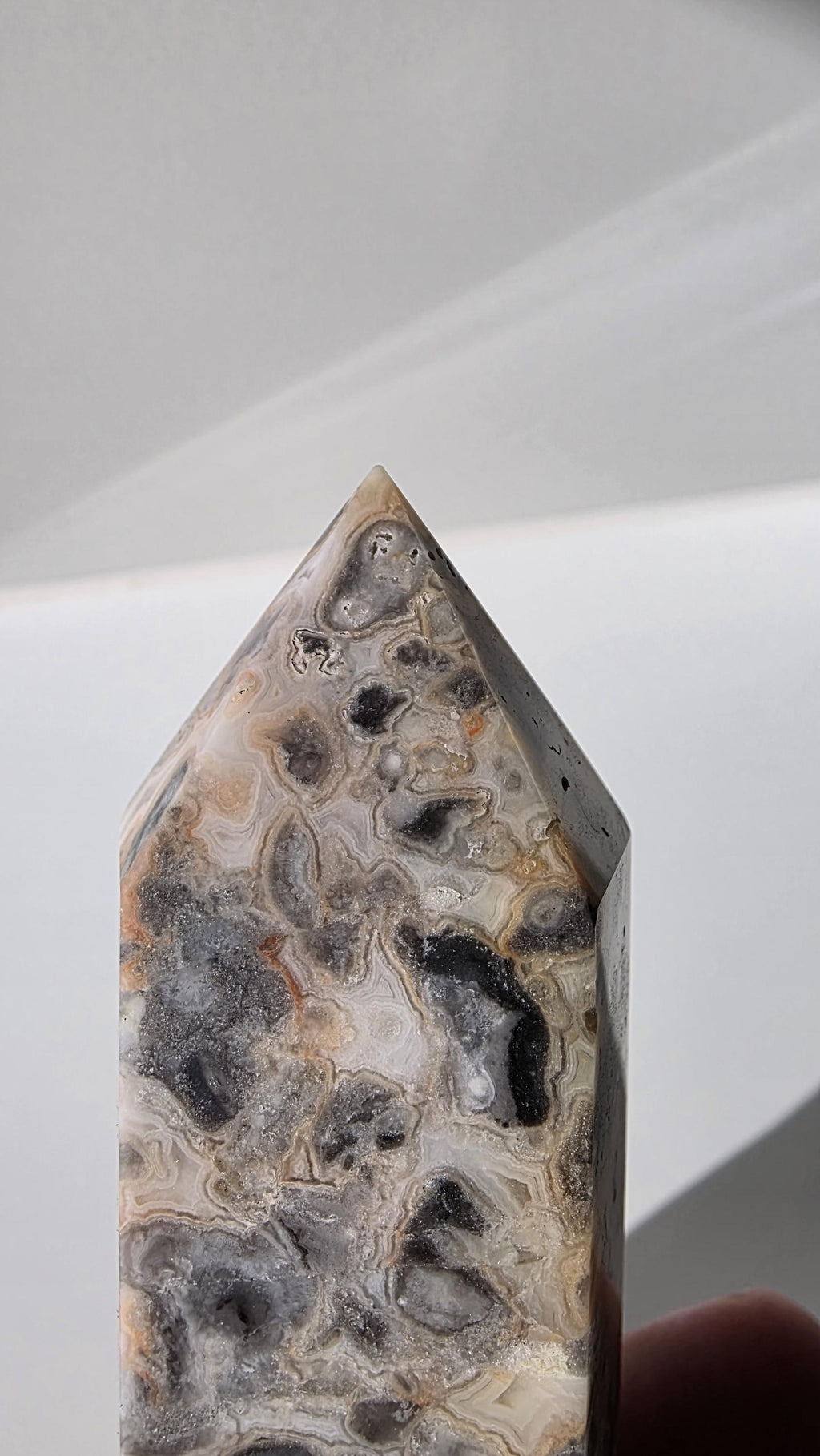 Mexican Crazy Lace Agate Tower