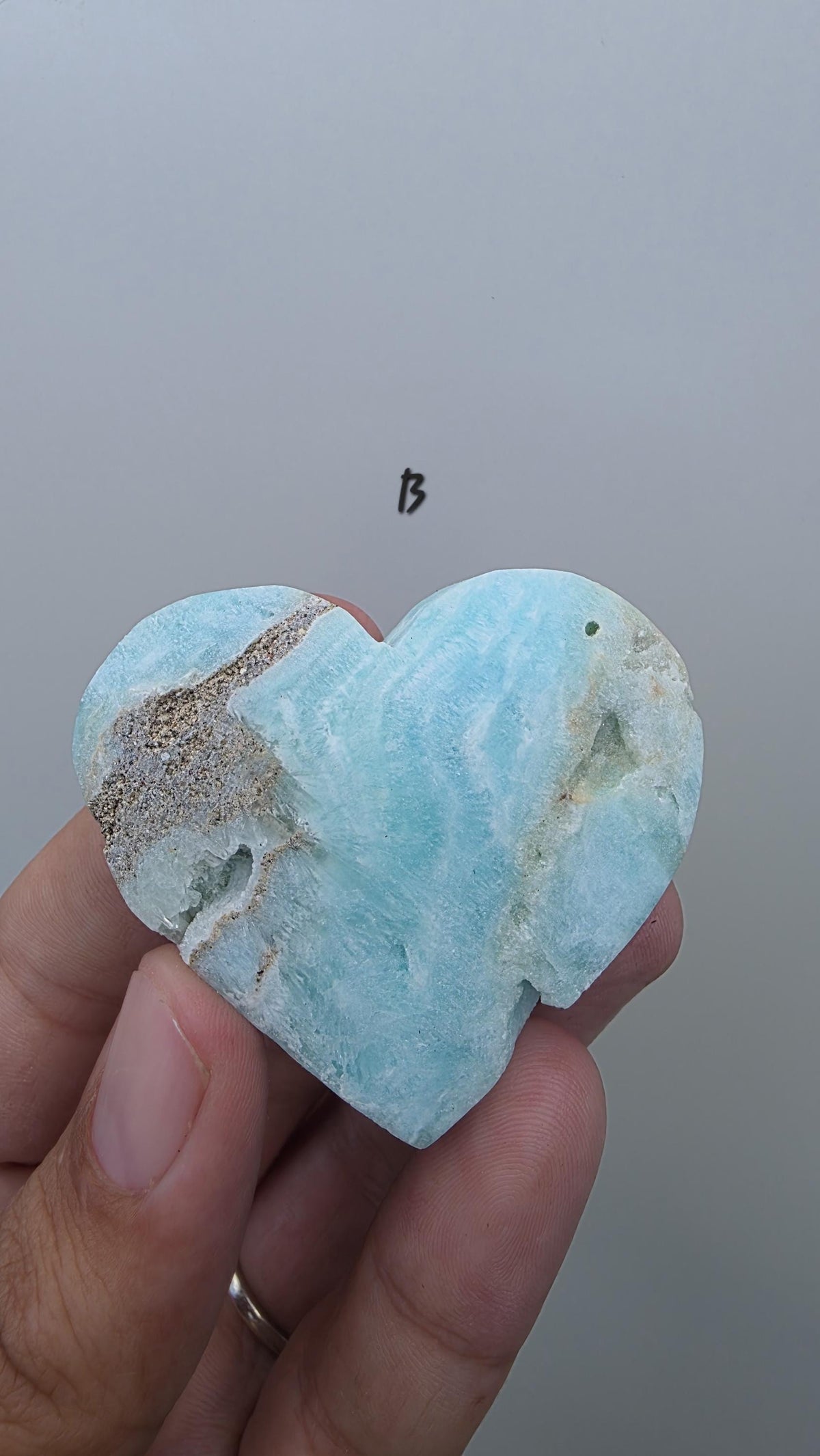 Aragonite Hearts from Pakistan