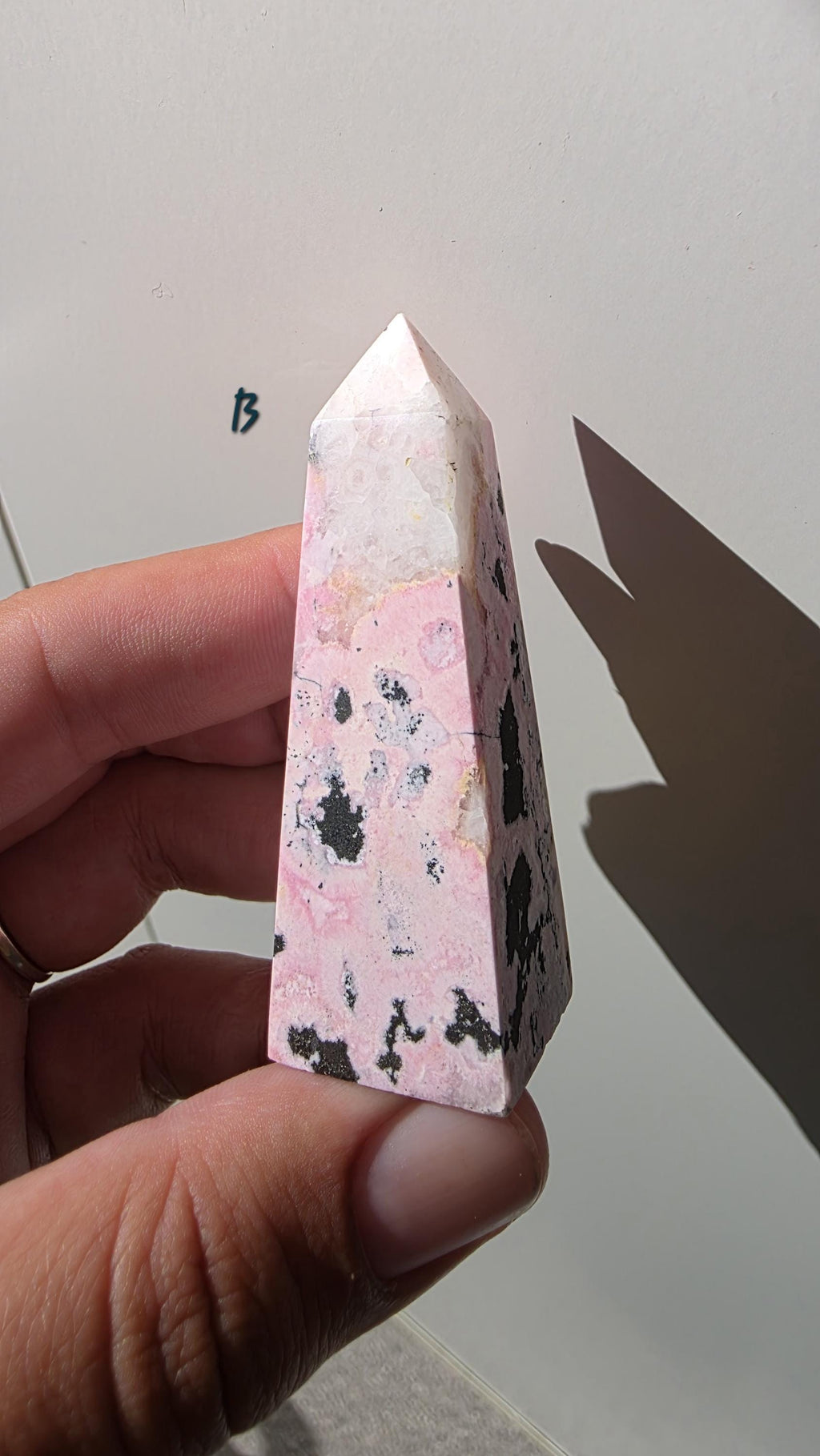 Puruvian Rhodonite Points - Bubblegum Rhodonite - Hand Carved in Peru