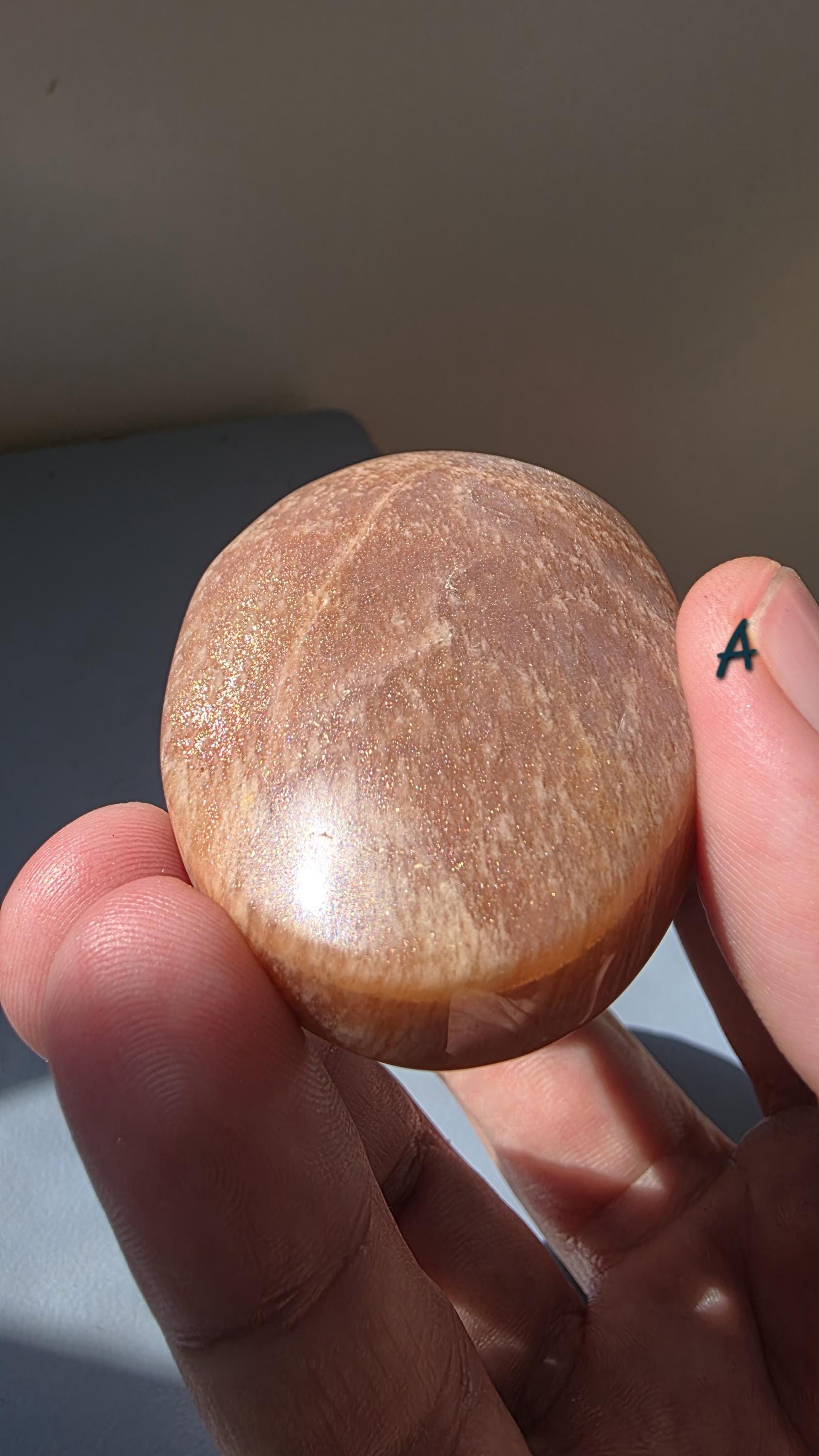 Sunstone Palm Stones - Polished Really Good Quality