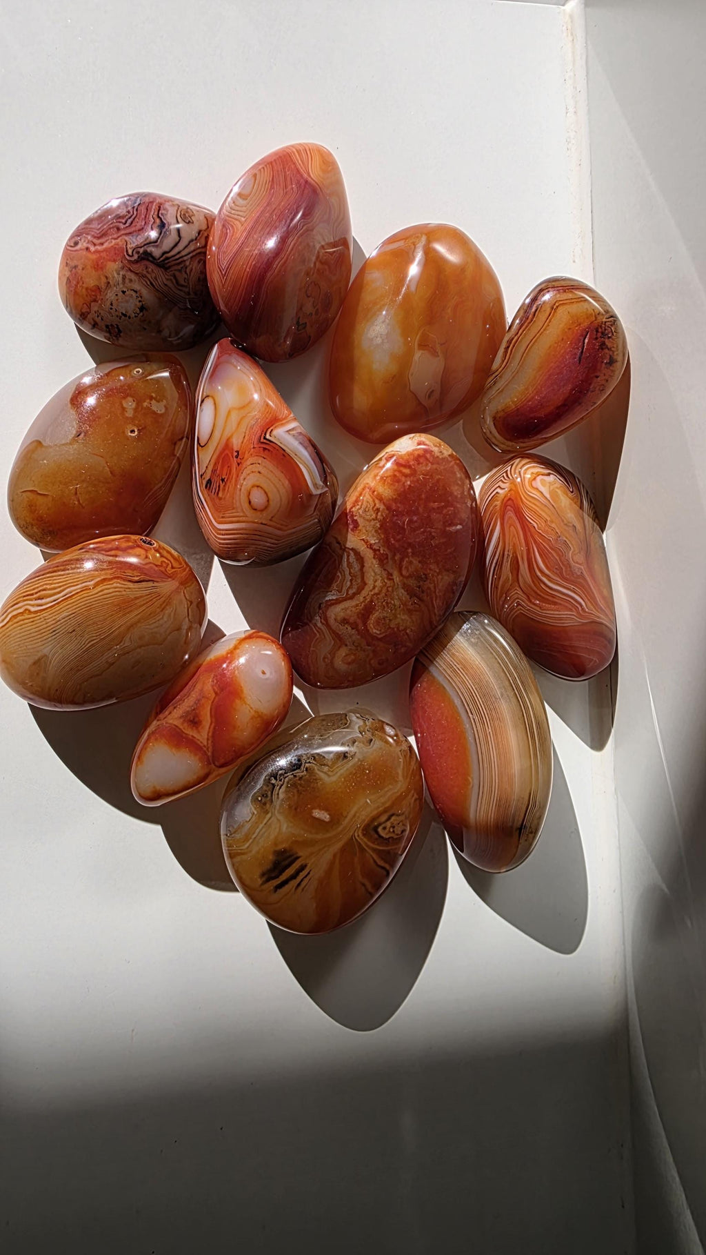 Sardonyx Palm Stones