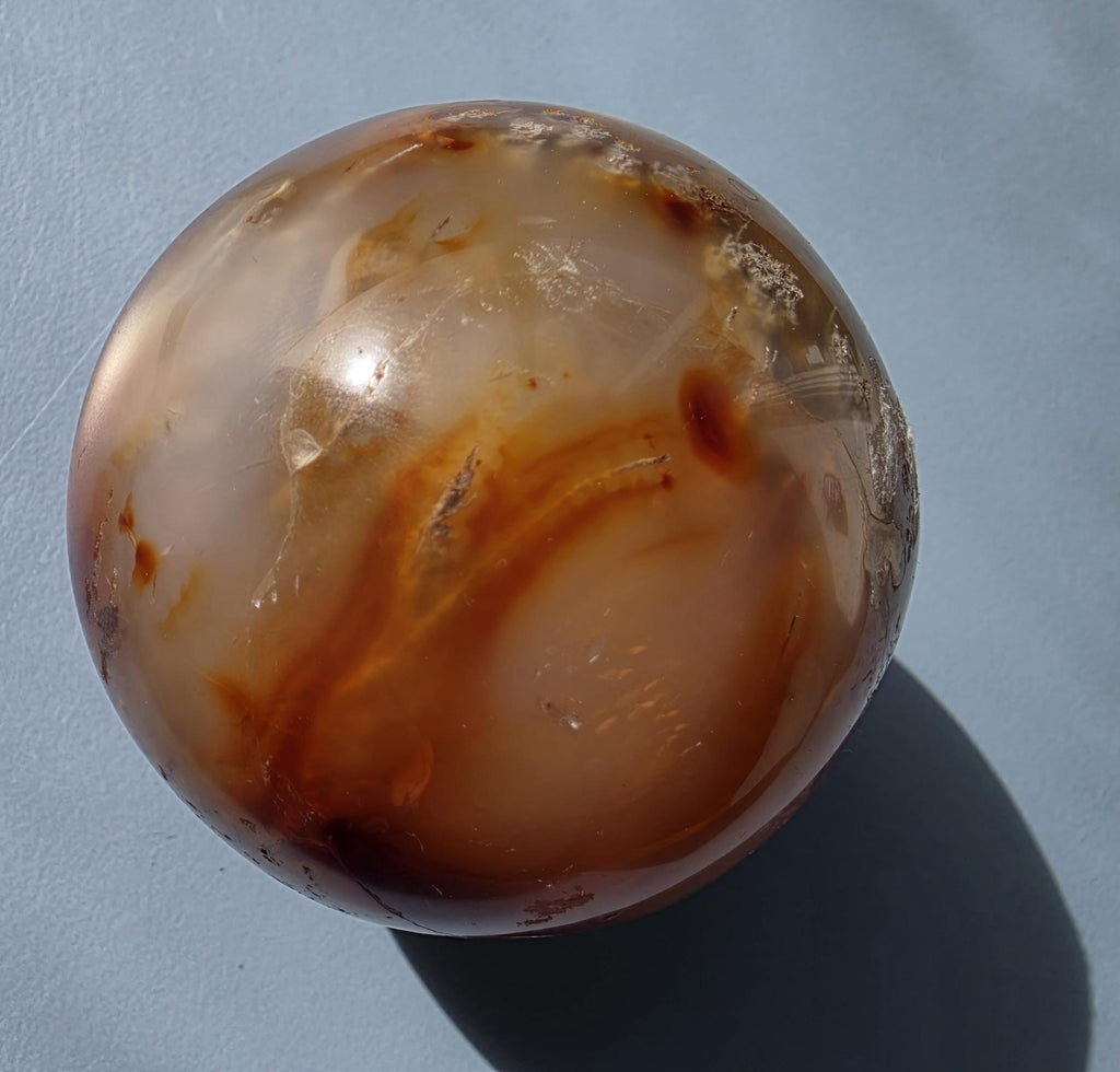Druzy Carnelian Crystal Sphere ~ 53mm