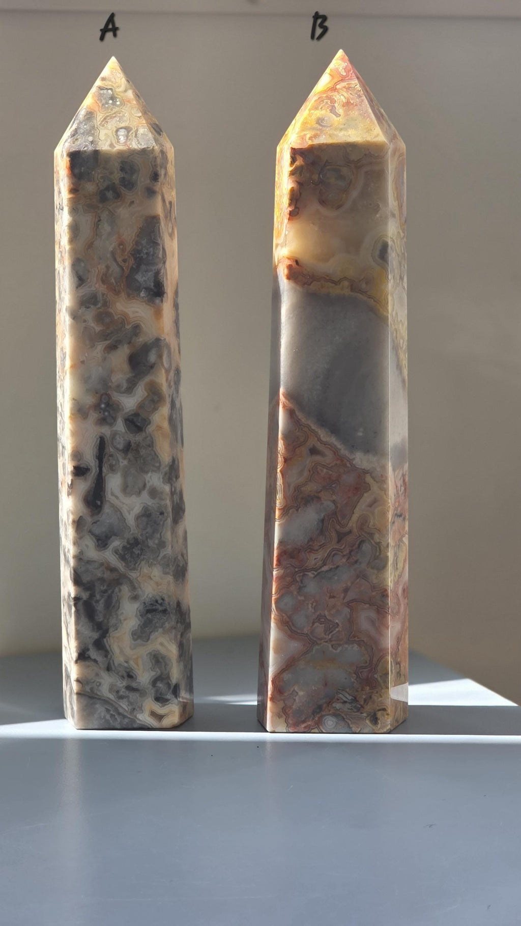Mexican Crazy Lace Agate Towers