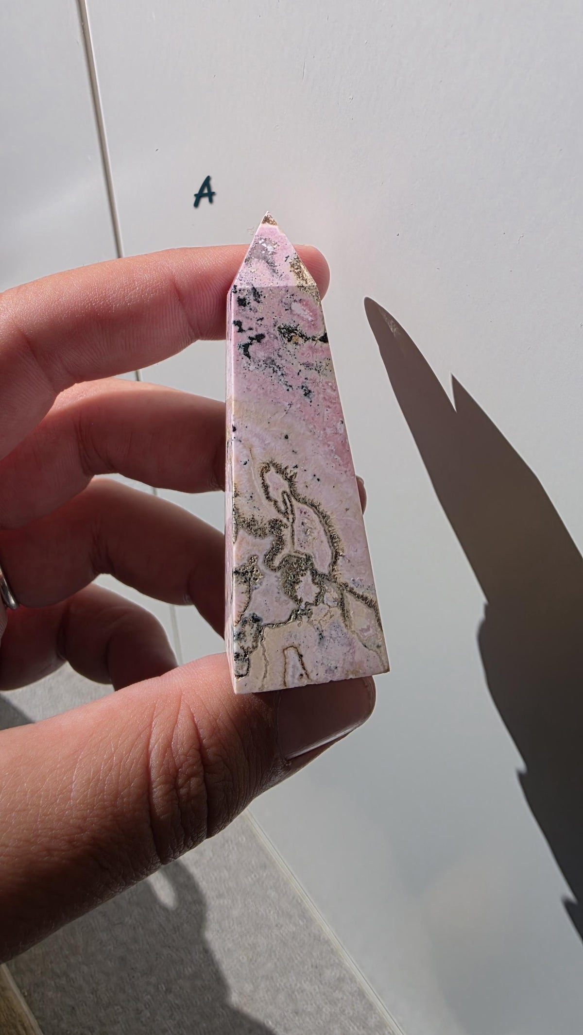 Puruvian Rhodonite Points - Bubblegum Rhodonite - Hand Carved in Peru