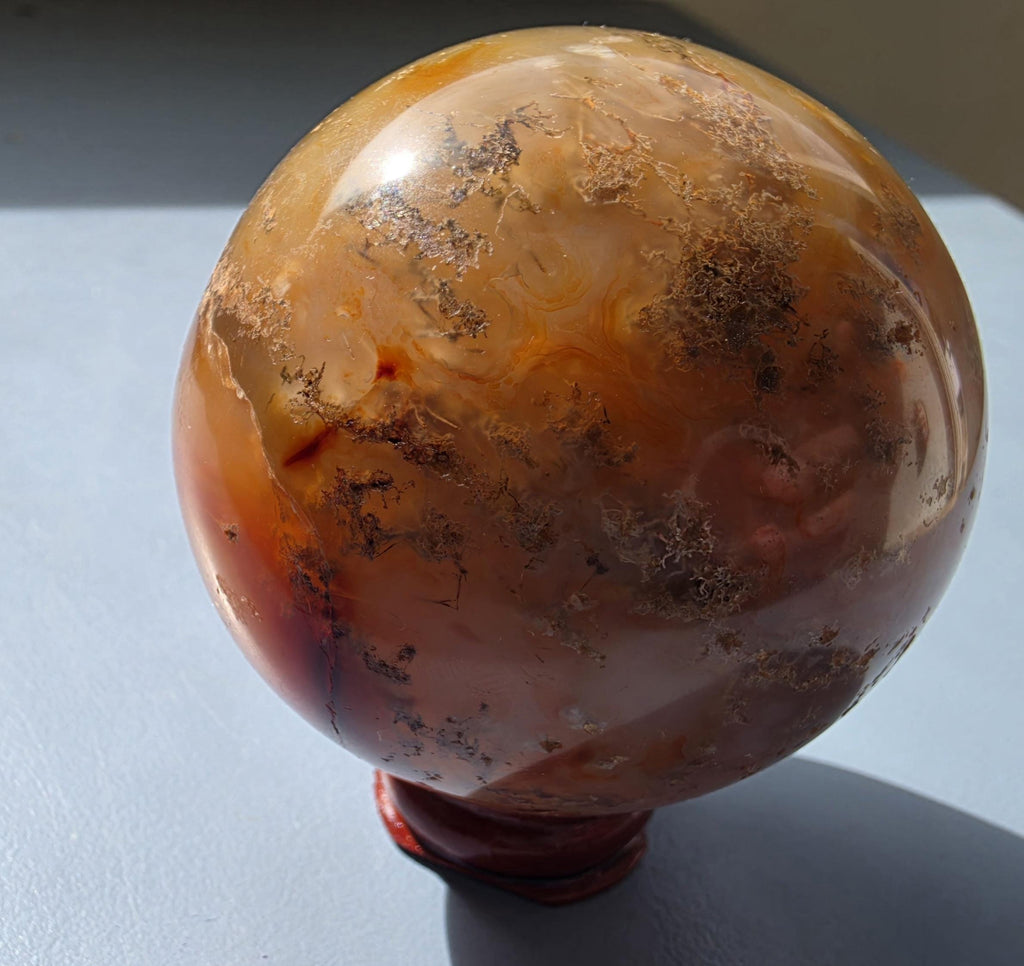 Druzy Carnelian Crystal Sphere ~ 53mm