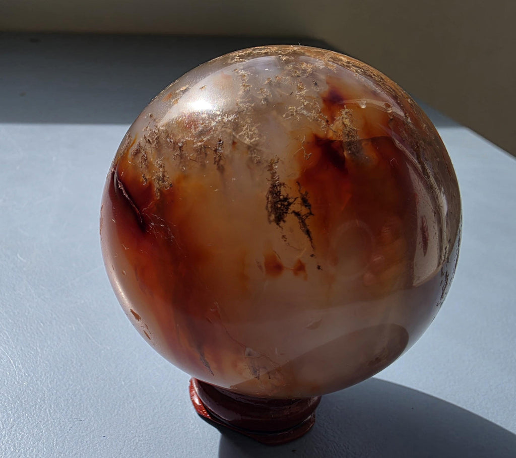 Druzy Carnelian Crystal Sphere ~ 53mm