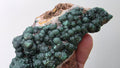 Velvet Botryoidal Malachite on Druzy Quartz Matrix - Kambove, DR Congo (392 grams) - collectors piece