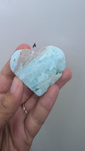 Aragonite Hearts from Pakistan
