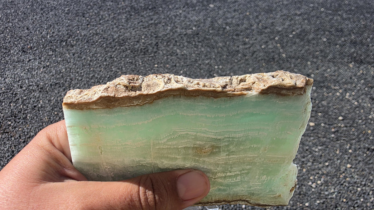 Caribbean Blue Aragonite Slab