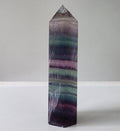 Rainbow Fluorite crystal point