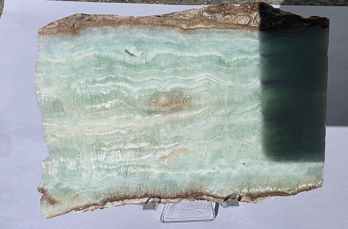 Caribbean Blue Aragonite Slab