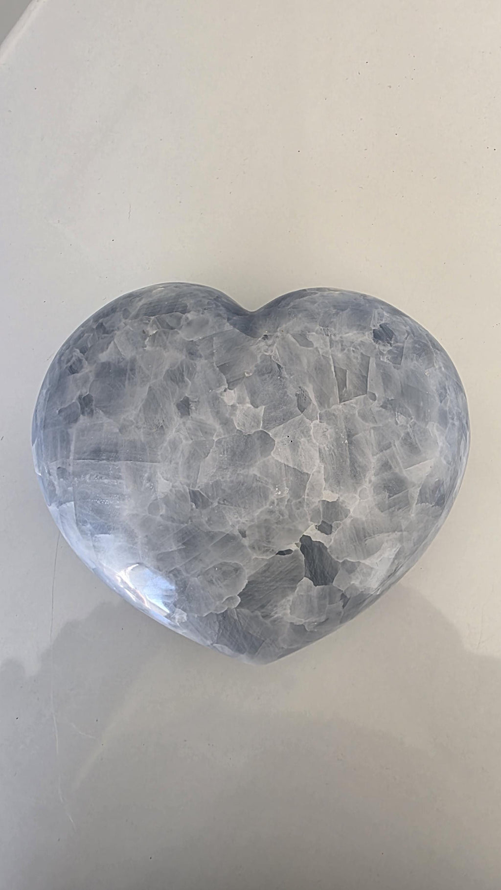 XL Statement Blue Calcite Heart ~ 2.9kgs