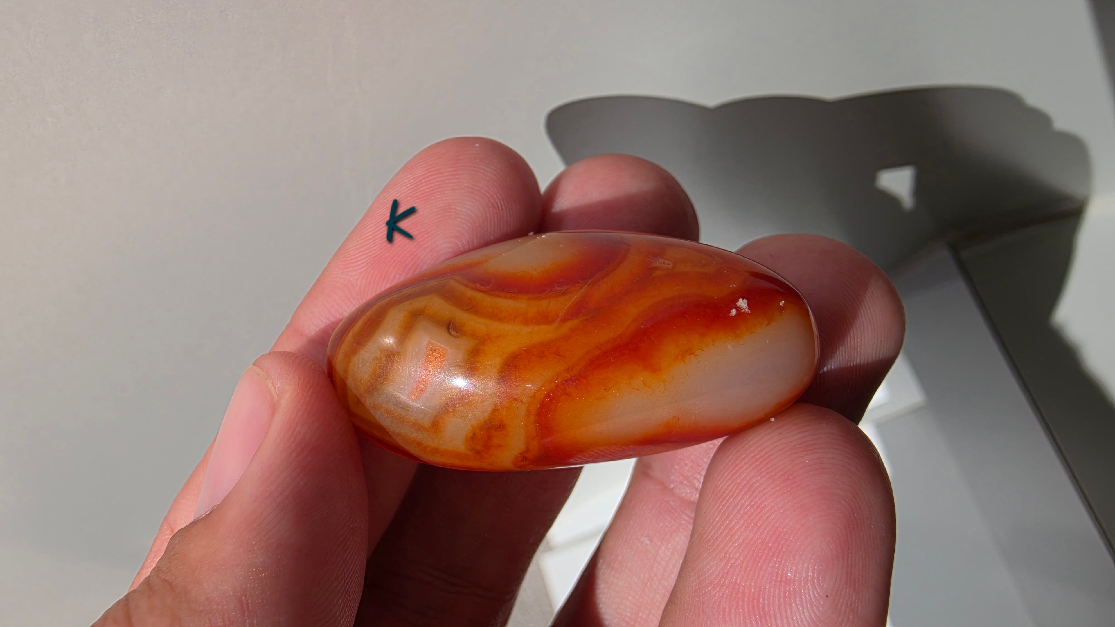 Sardonyx Palm Stones