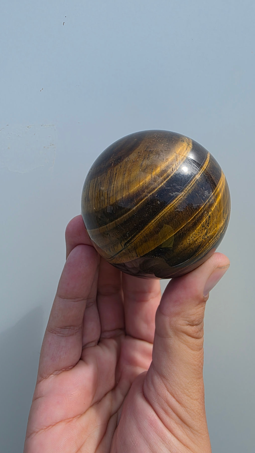 Natural Tiger’s Eye Crystal Sphere (62mm)