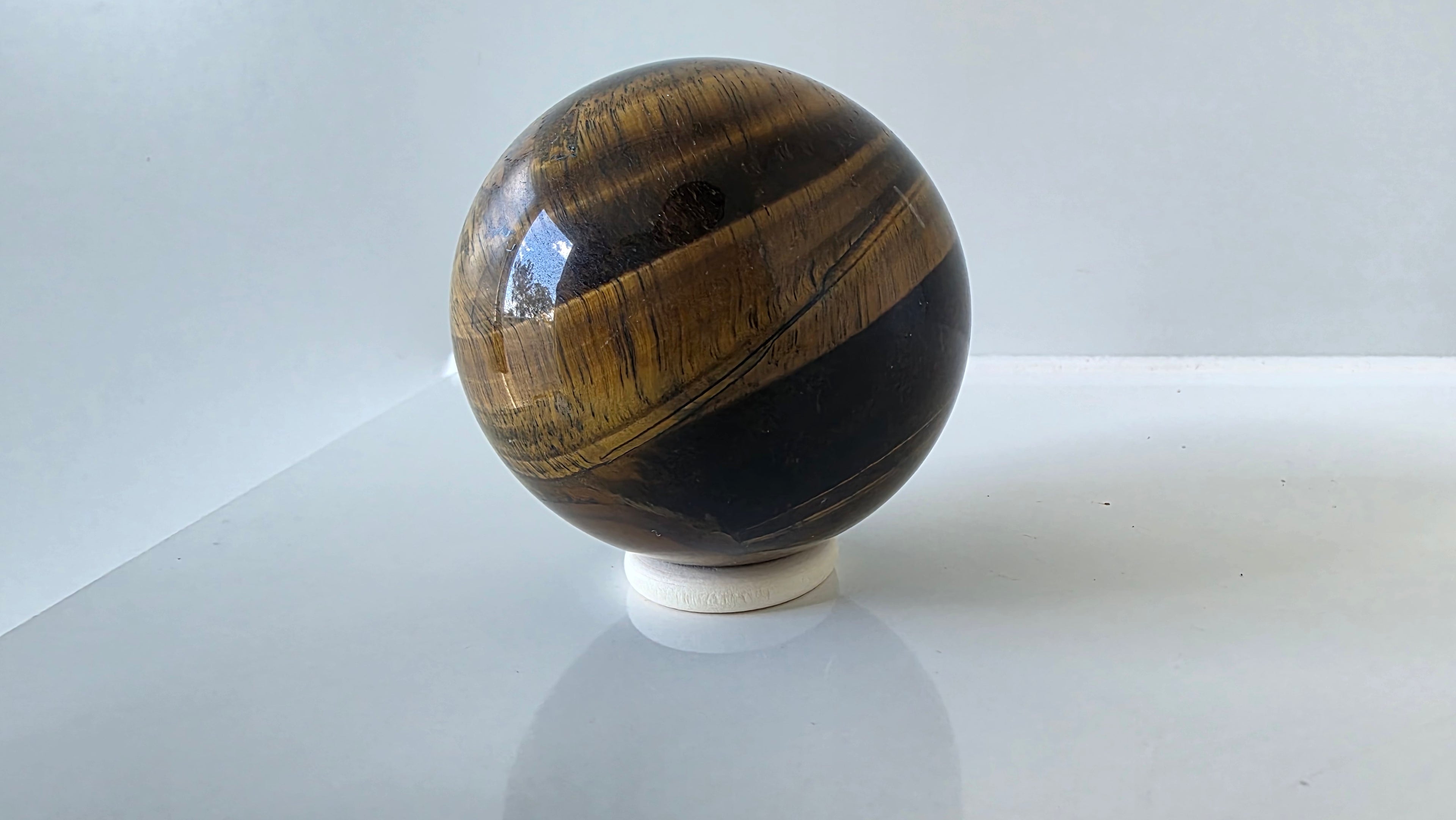 Natural Tiger’s Eye Crystal Sphere (62mm)