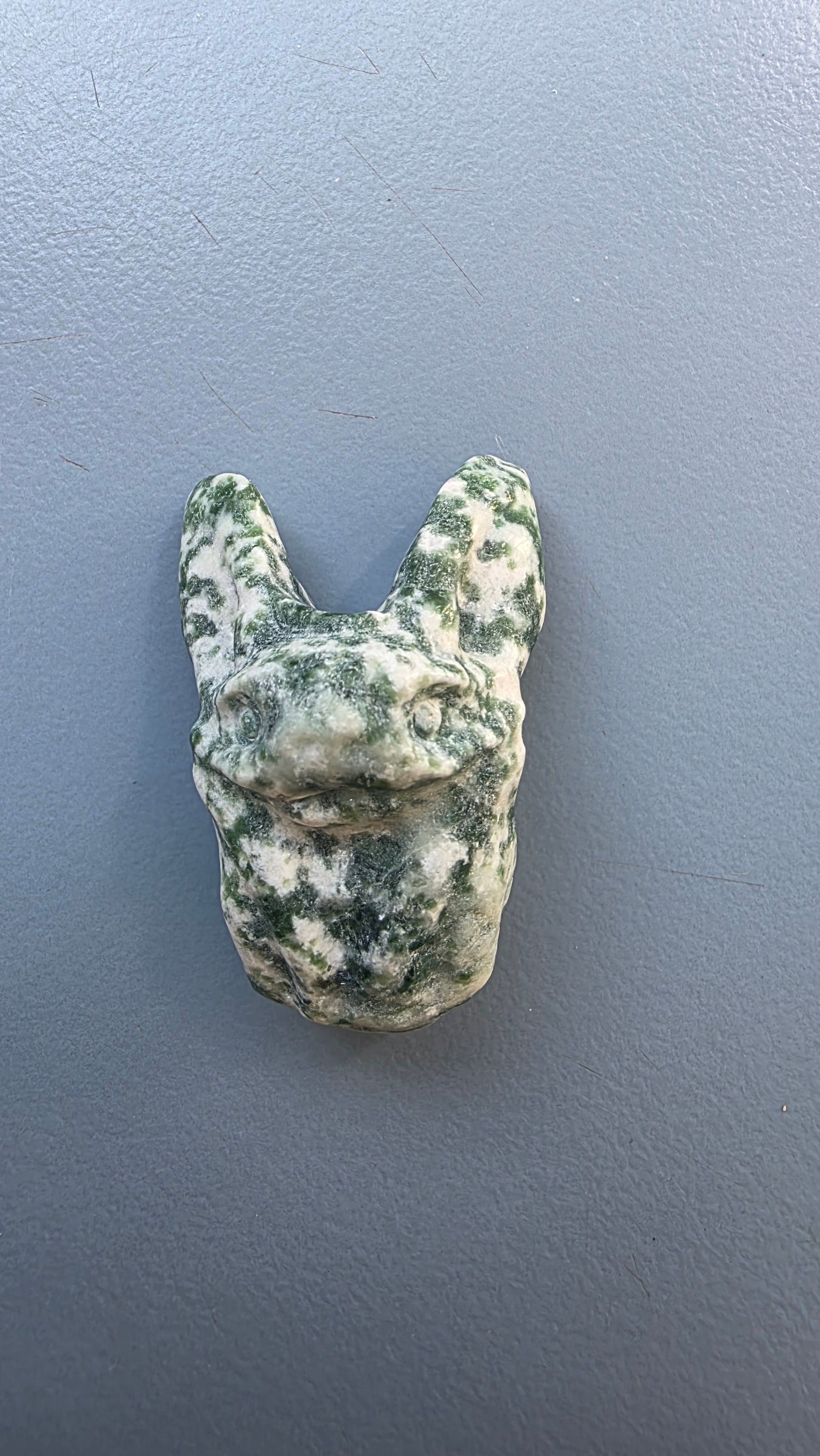 Small Crystal Bat Carvings ~ Rose Quartz ~ Green Aventurine ~ Tree Agate