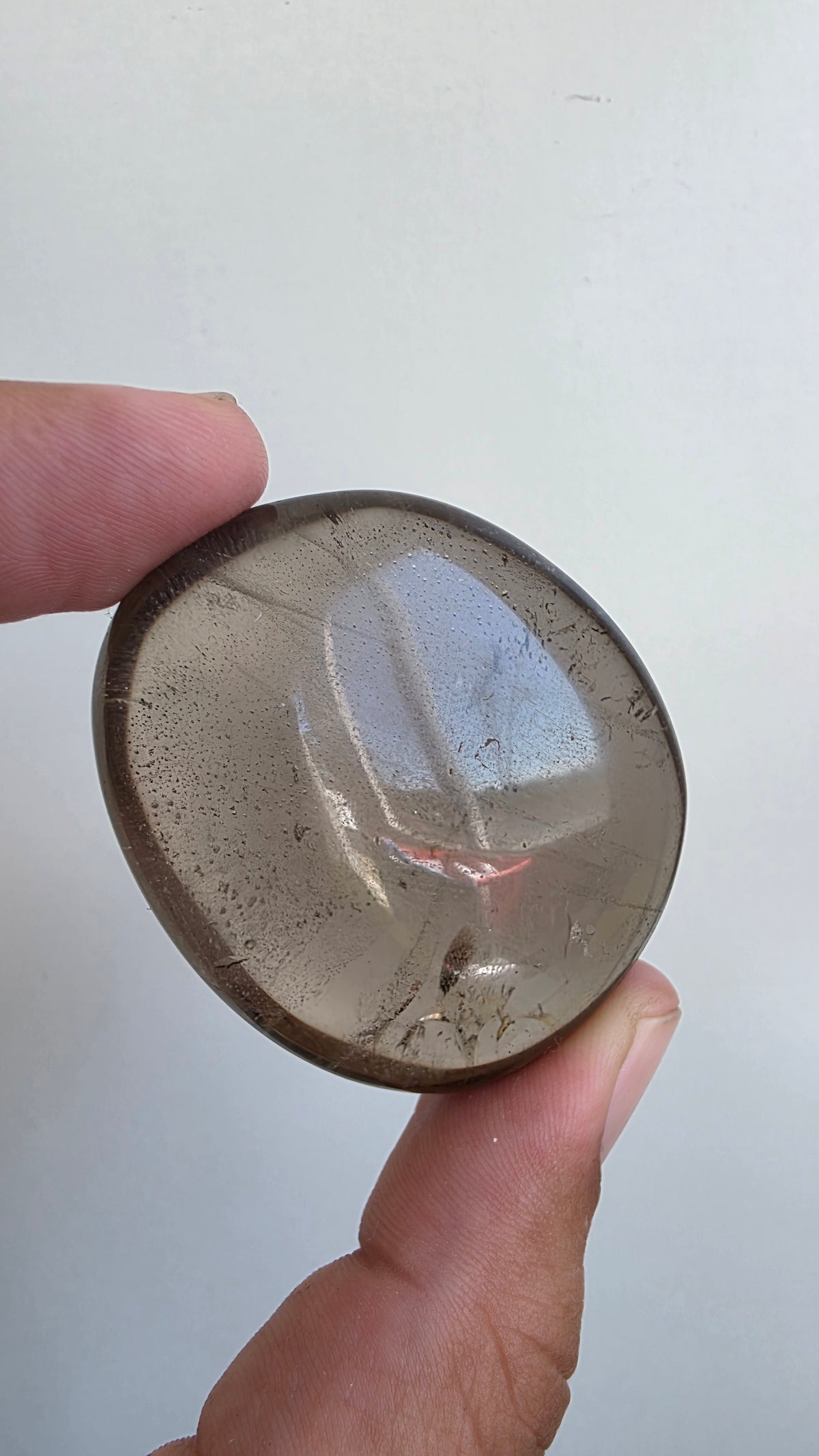 Smokey Quartz Palm Stones – (Intuitively Chosen)