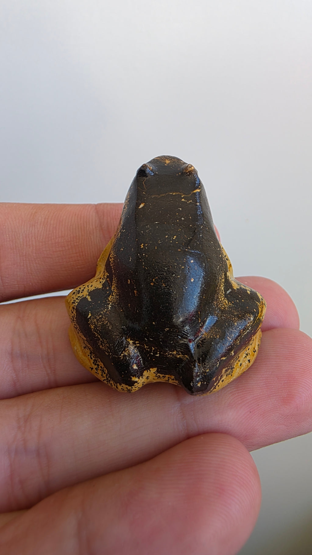 Natural Picture Jasper Frog Carving – Intuitively Chosen