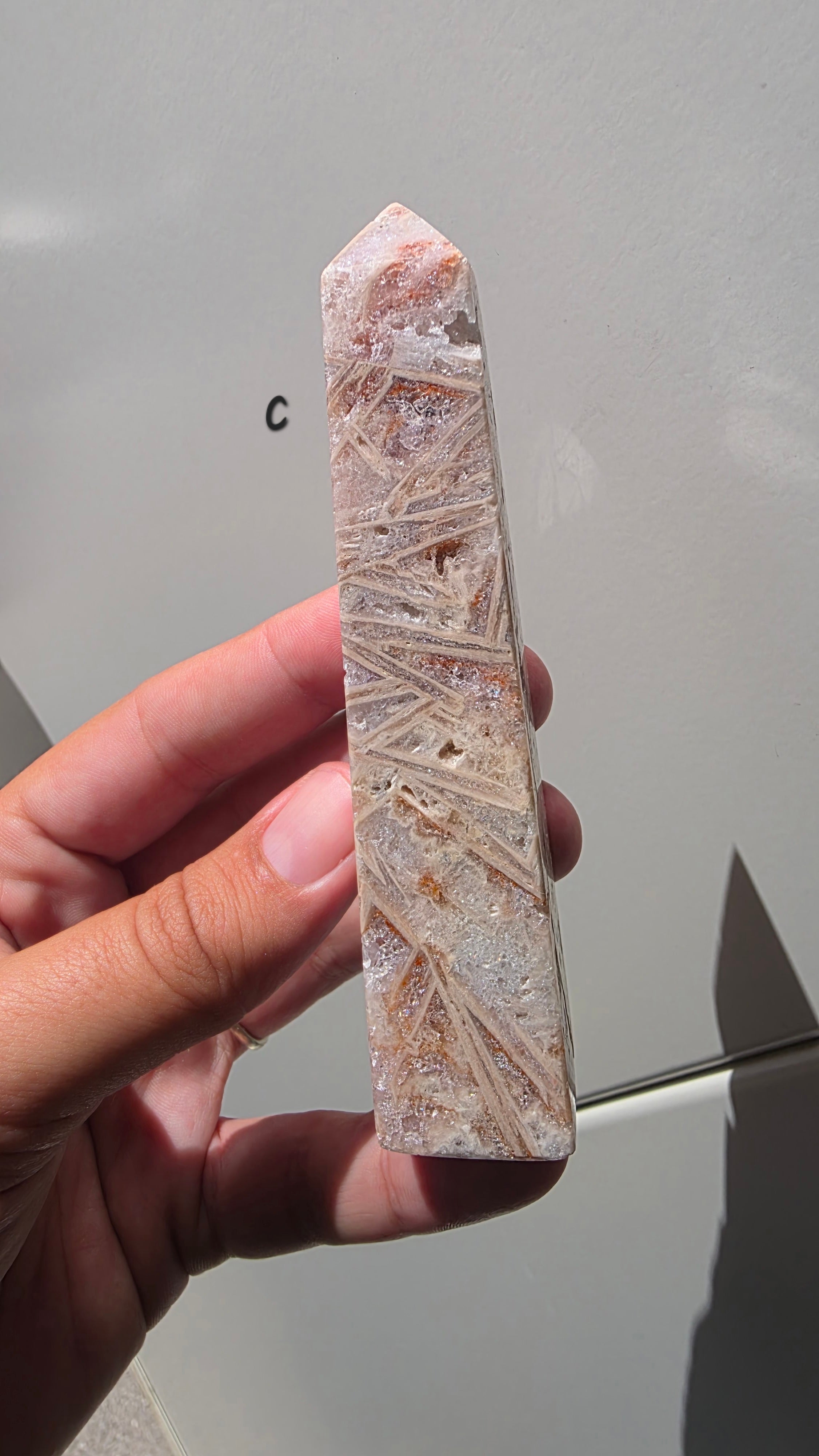 Brazilian Pink Amethyst Druzy Points