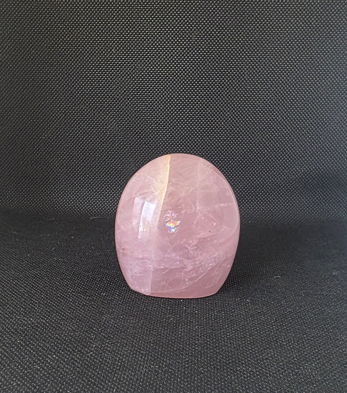 Polished Rose Quartz Freeform Crystal - Pocket Standing Stone (167g)