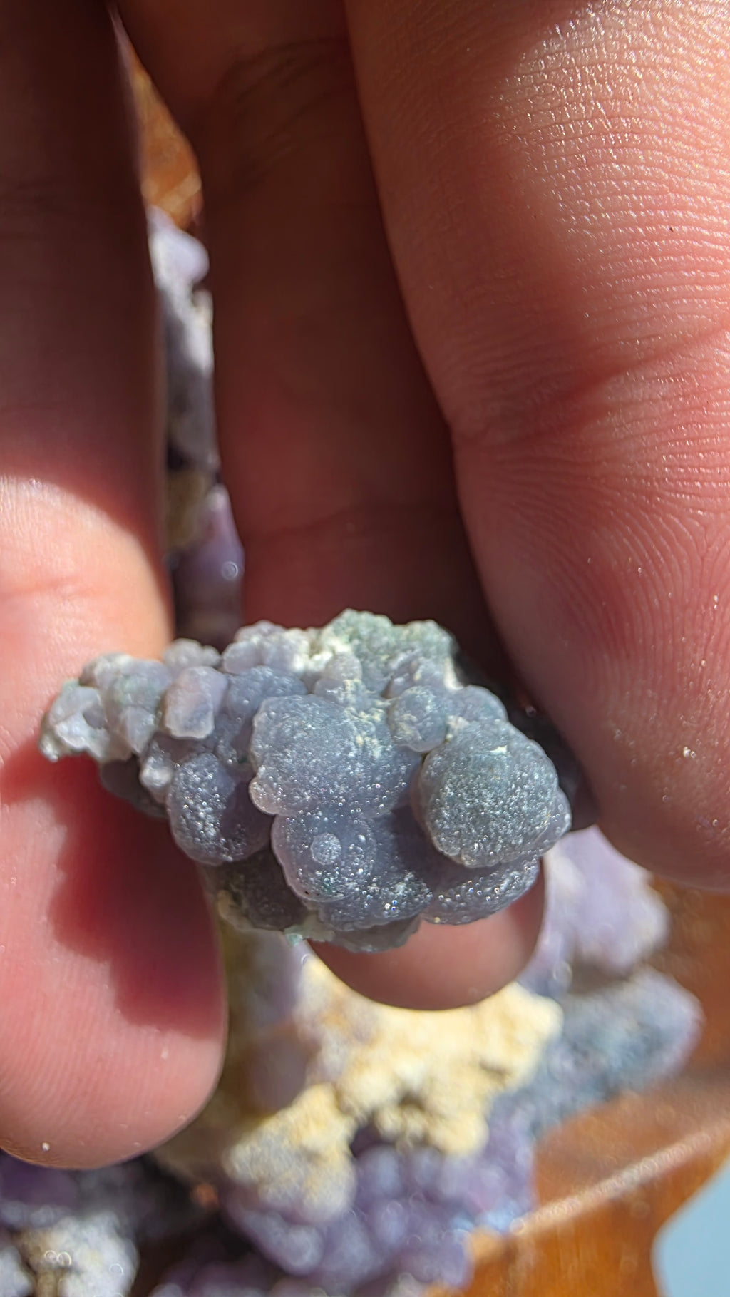 Mini Raw Grape Agate Clusters – Intuitively Chosen