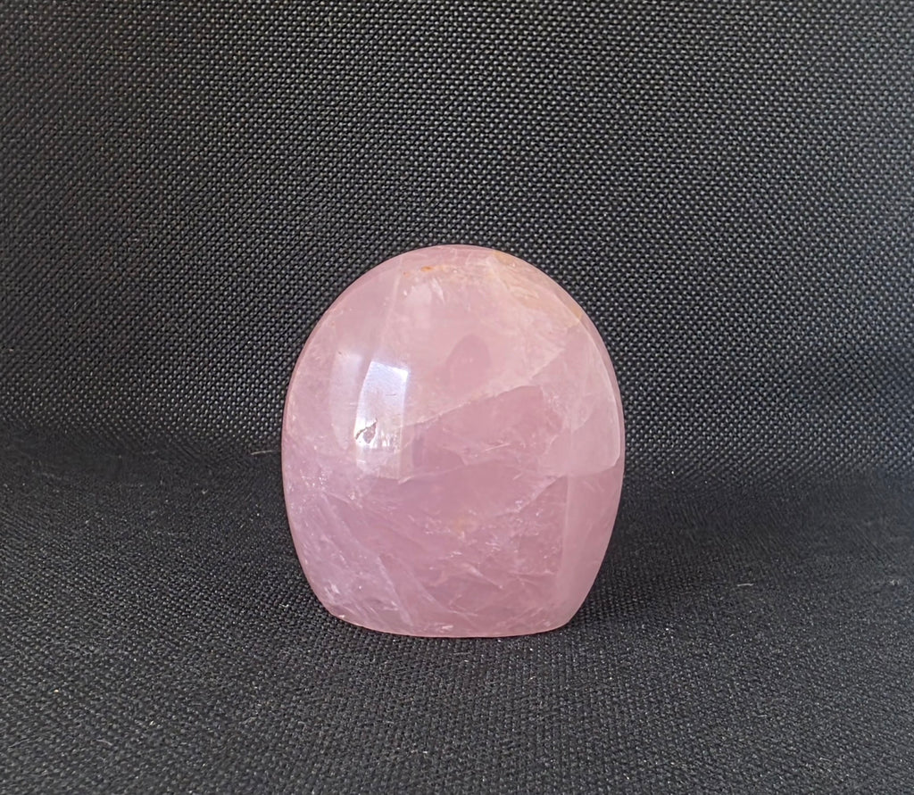 Polished Rose Quartz Freeform Crystal - Pocket Standing Stone (167g)