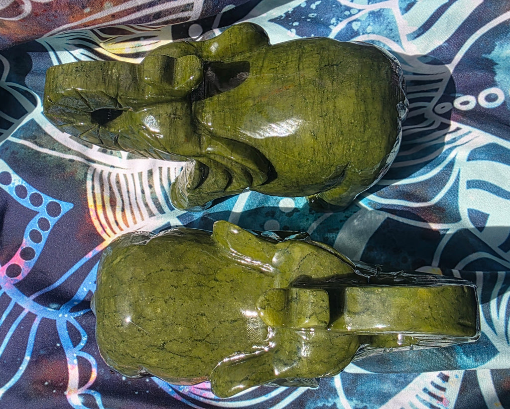 Carved Serpentine Elephant – Intuitively Chosen 1.2kgs