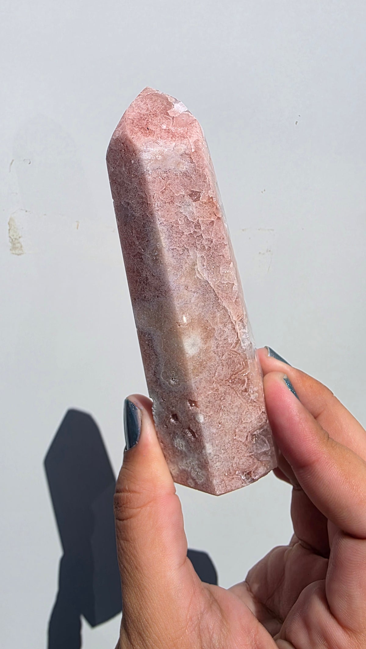 Natural Pink Amethyst Crystal Tower Point – Choose Your Unique Piece