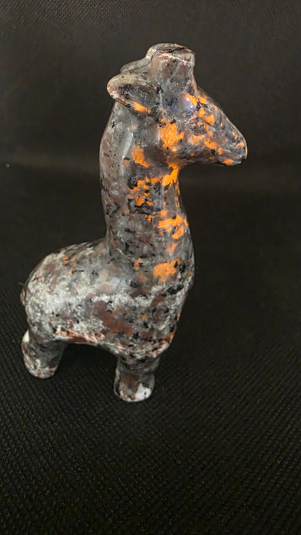 Hand-Carved Crystal Giraffes – Natural Gemstone Animal Totem