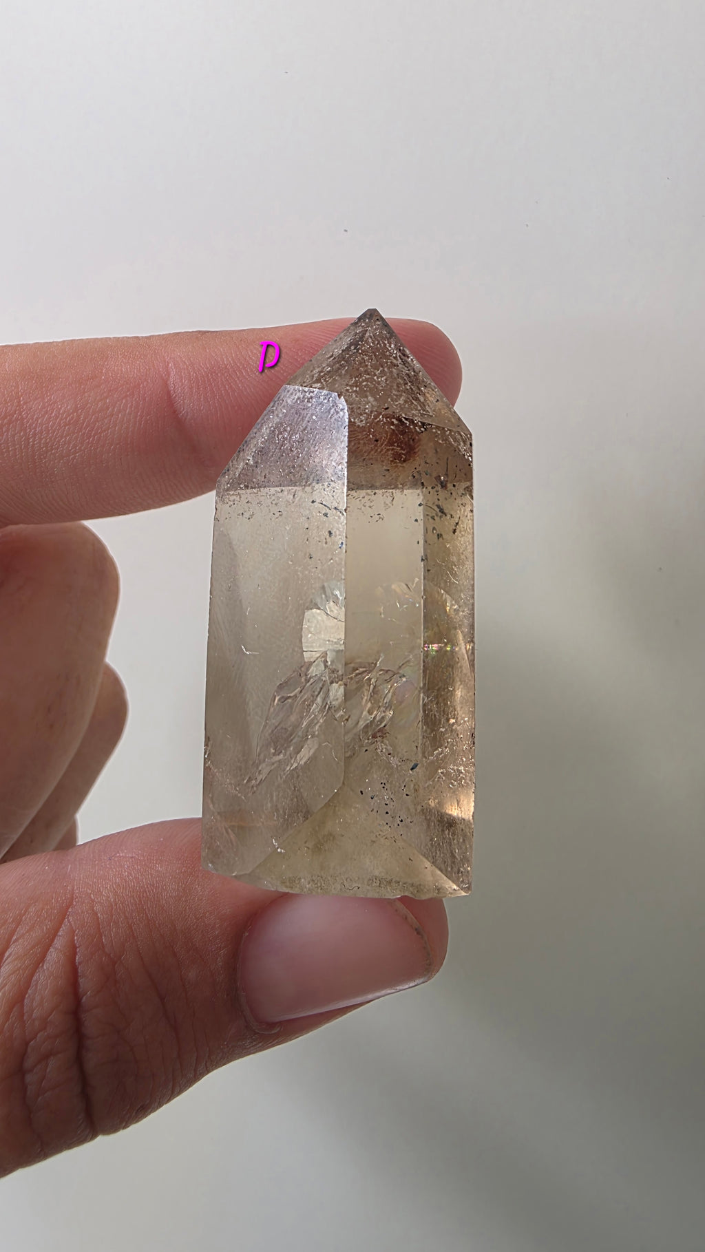 Polished natural citrine small points