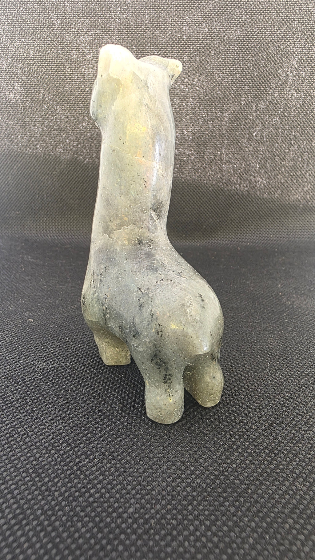 Hand-Carved Crystal Giraffes – Natural Gemstone Animal Totem