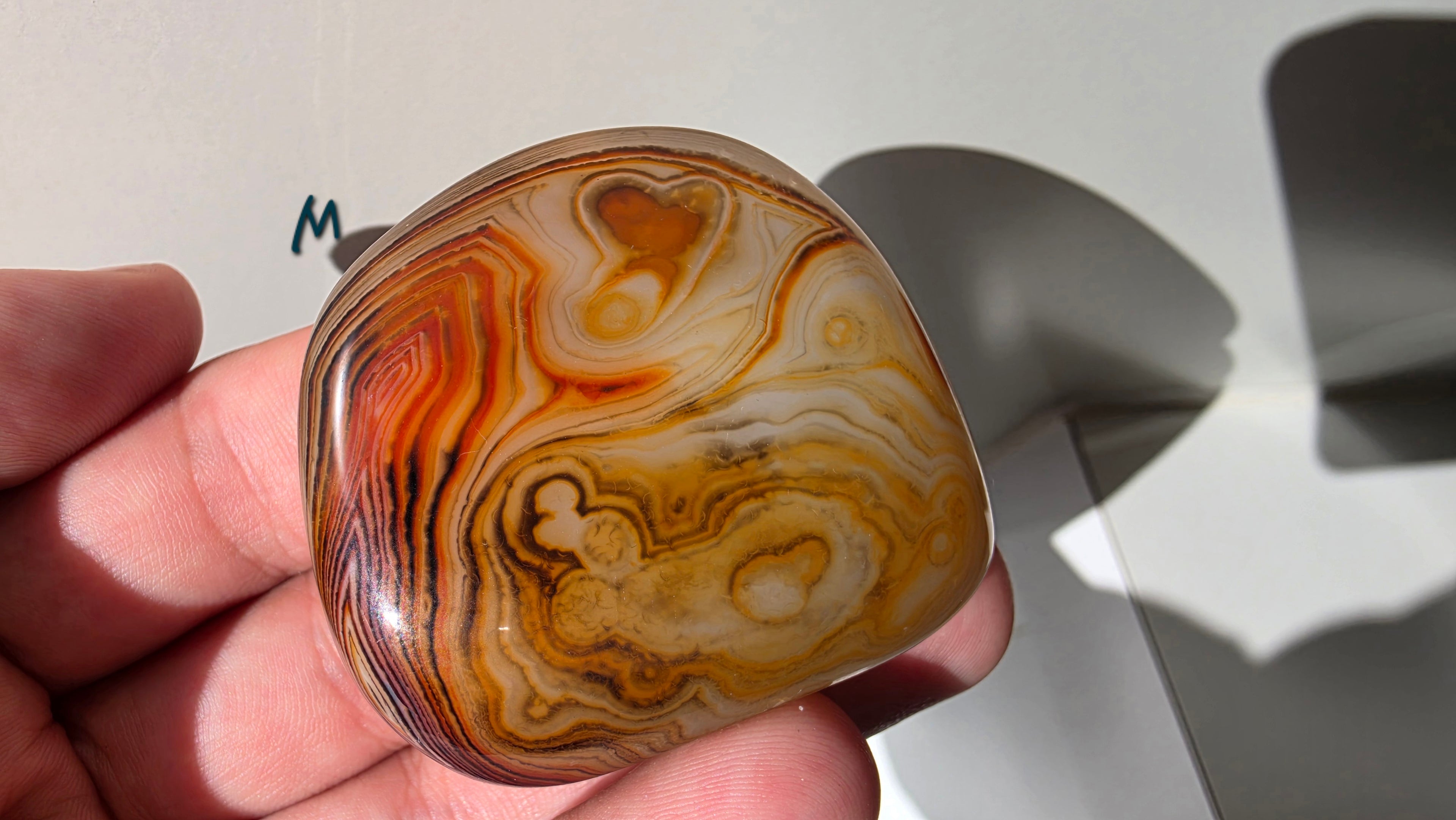 Sardonyx Palm Stones