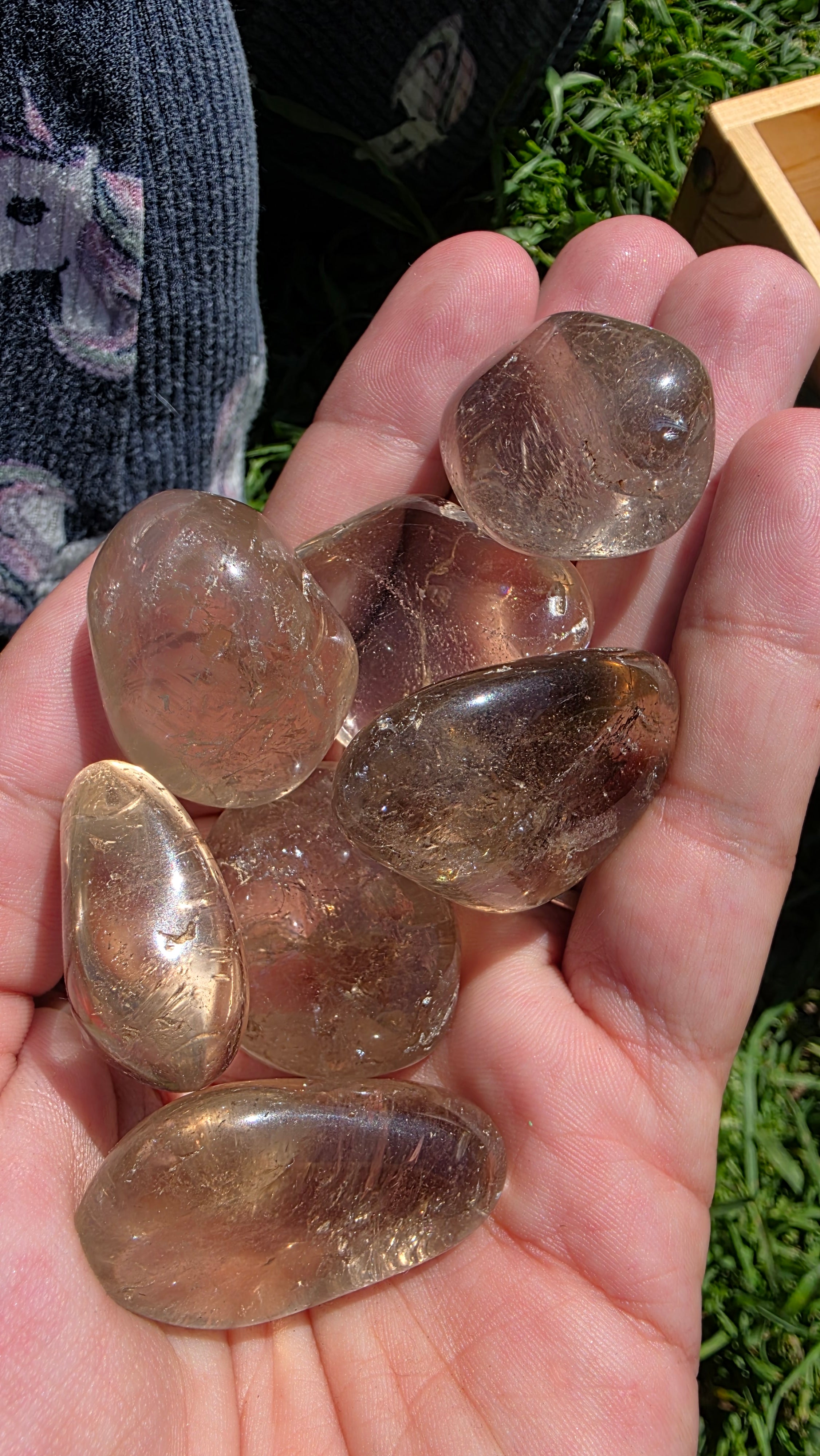 Natural Smokey Quartz Tumblestones (2.5–3.5cm) – Intuitively Chosen