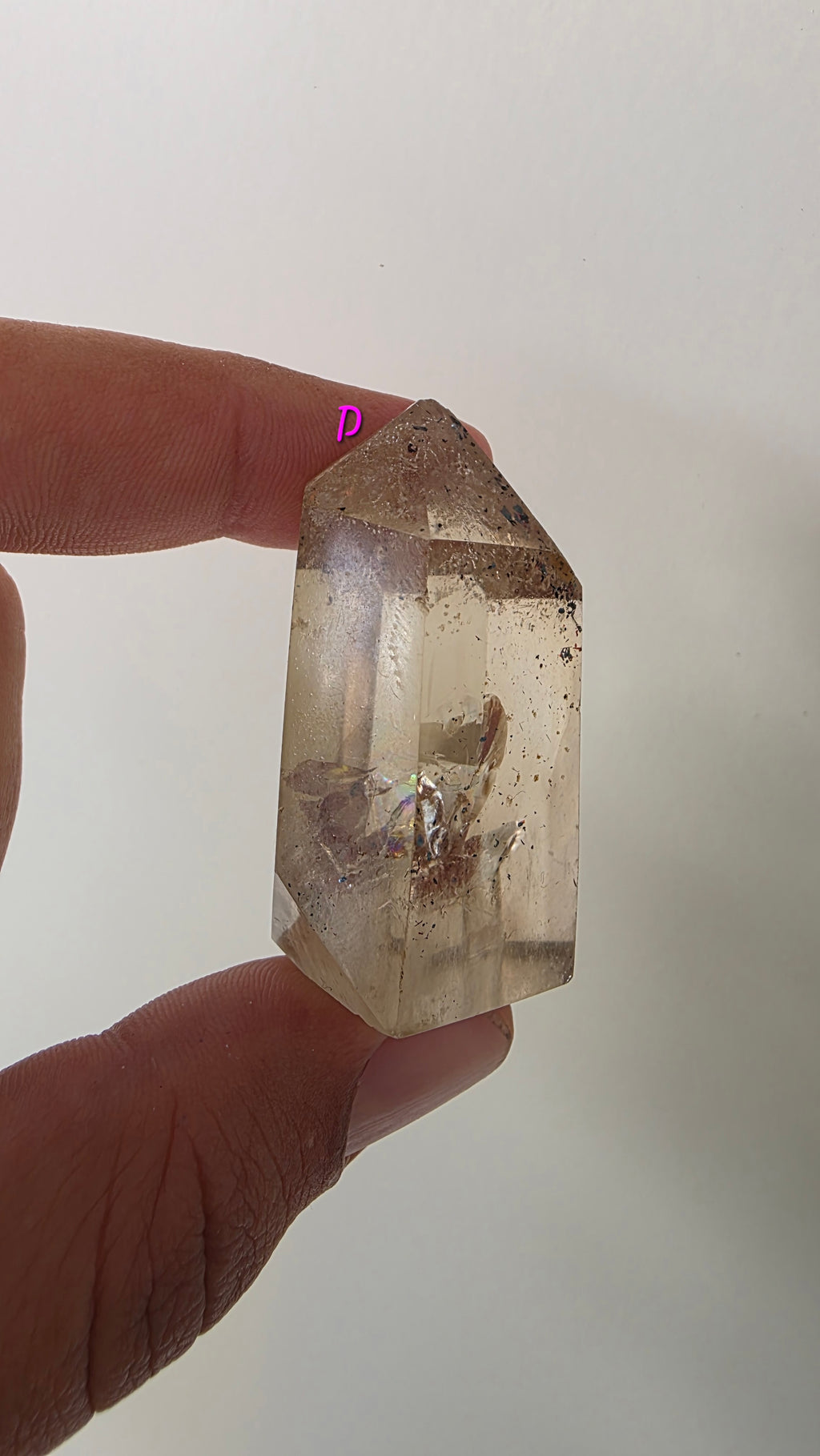 Polished natural citrine small points