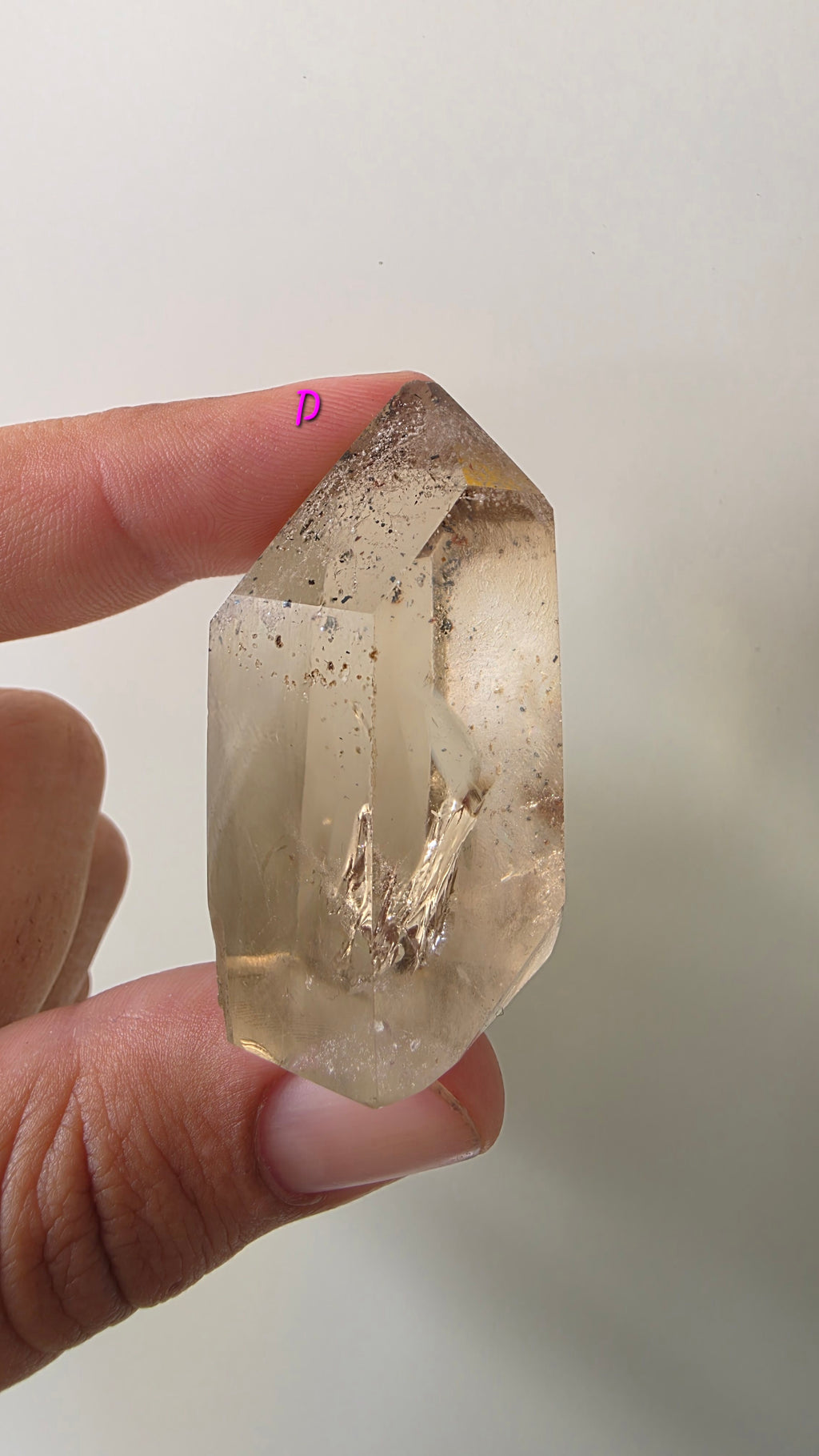 Polished natural citrine small points