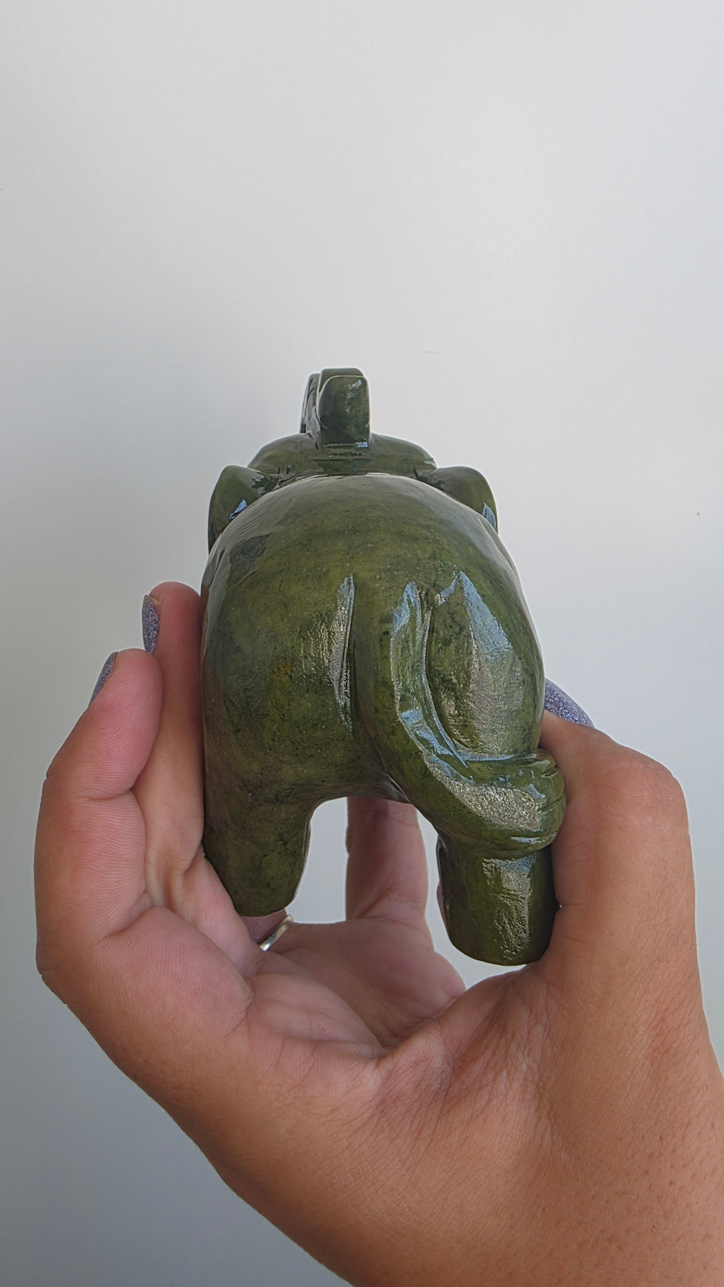 Carved Serpentine Elephant – Intuitively Chosen 1.2kgs