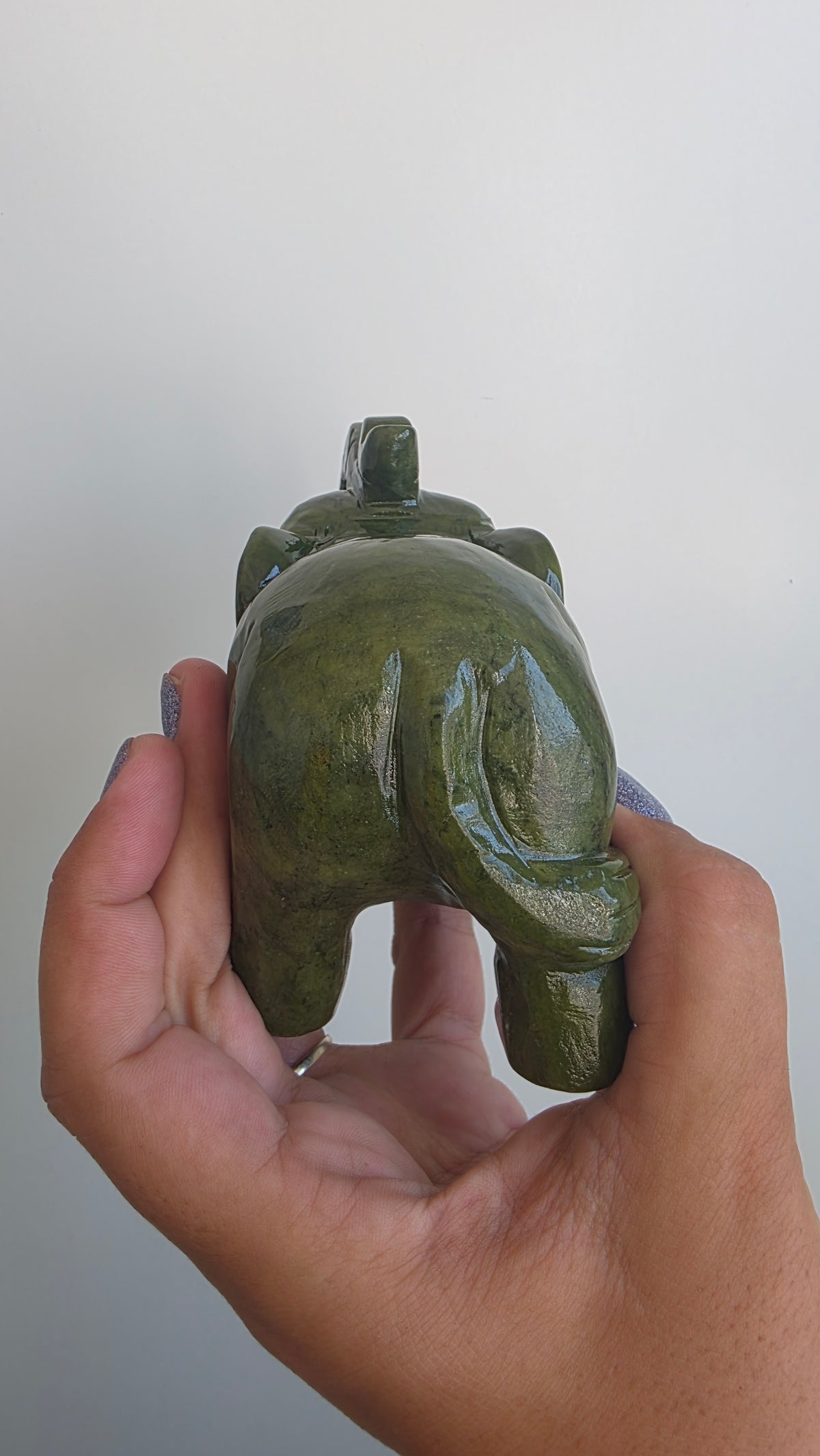 Carved Serpentine Elephant – Intuitively Chosen 1.2kgs