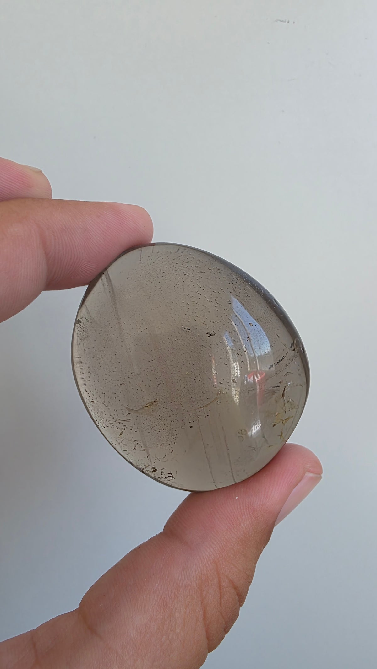 Smokey Quartz Palm Stones – (Intuitively Chosen)