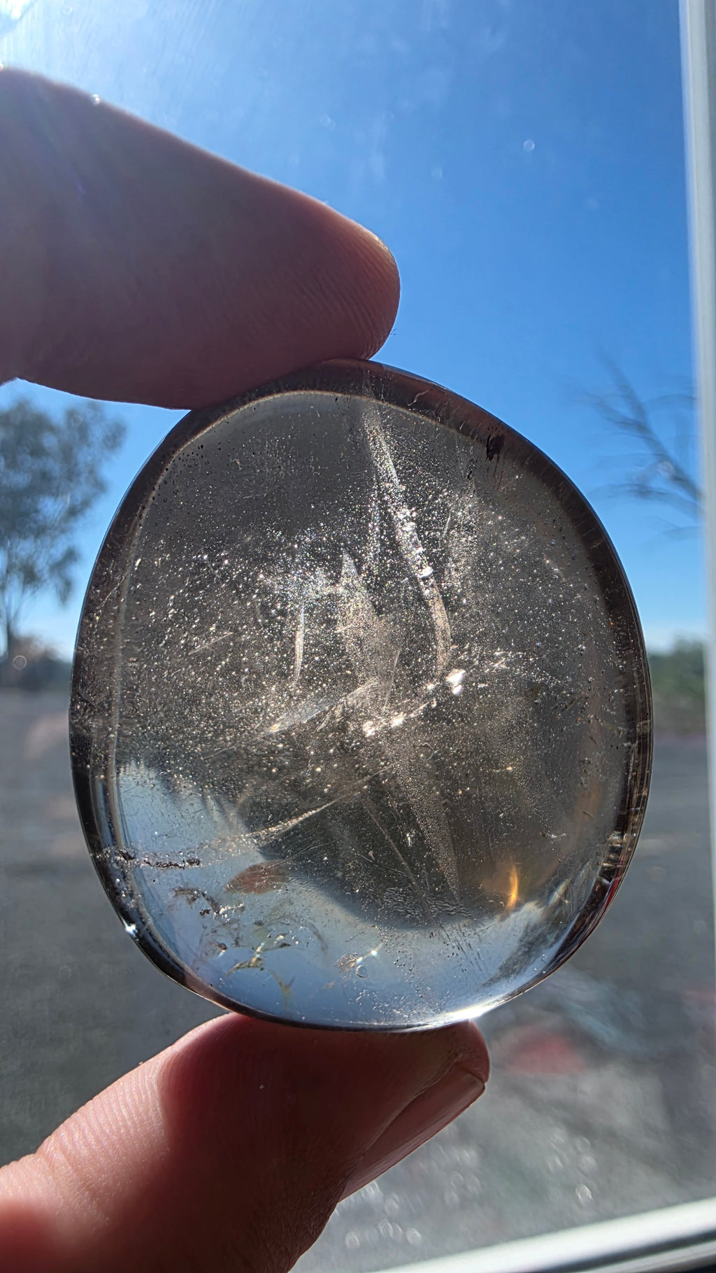 Smokey Quartz Palm Stones – (Intuitively Chosen)