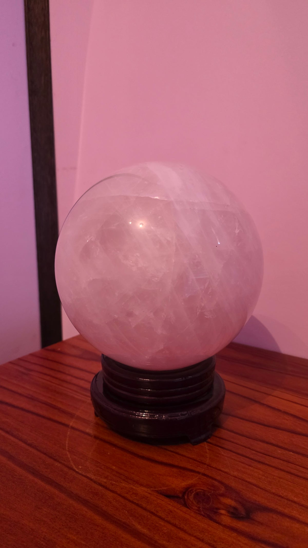 Stunning 20cm Rose Quartz Crystal Sphere (9.47kg)