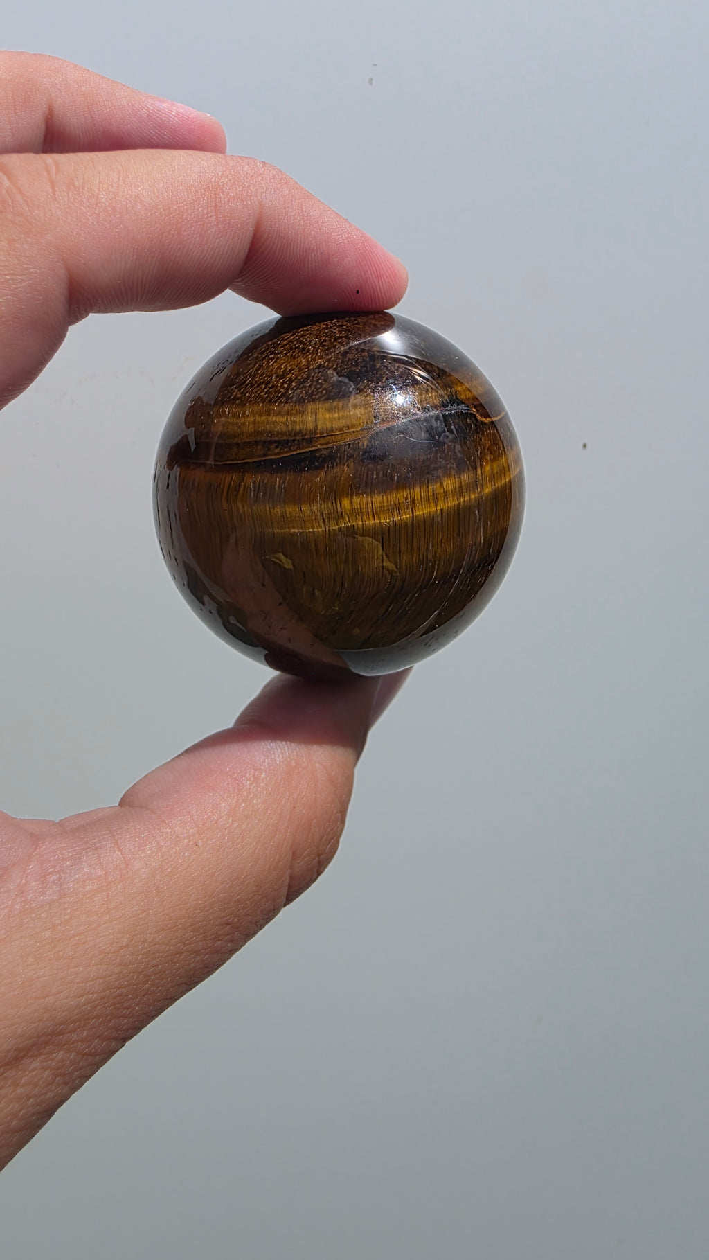 Natural Tiger’s Eye Crystal Sphere (5cm)