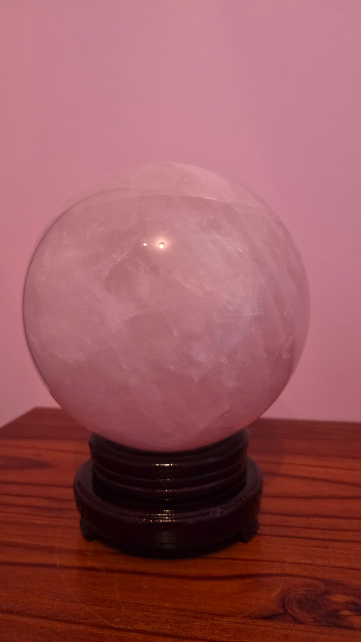 Stunning 20cm Rose Quartz Crystal Sphere (9.47kg)