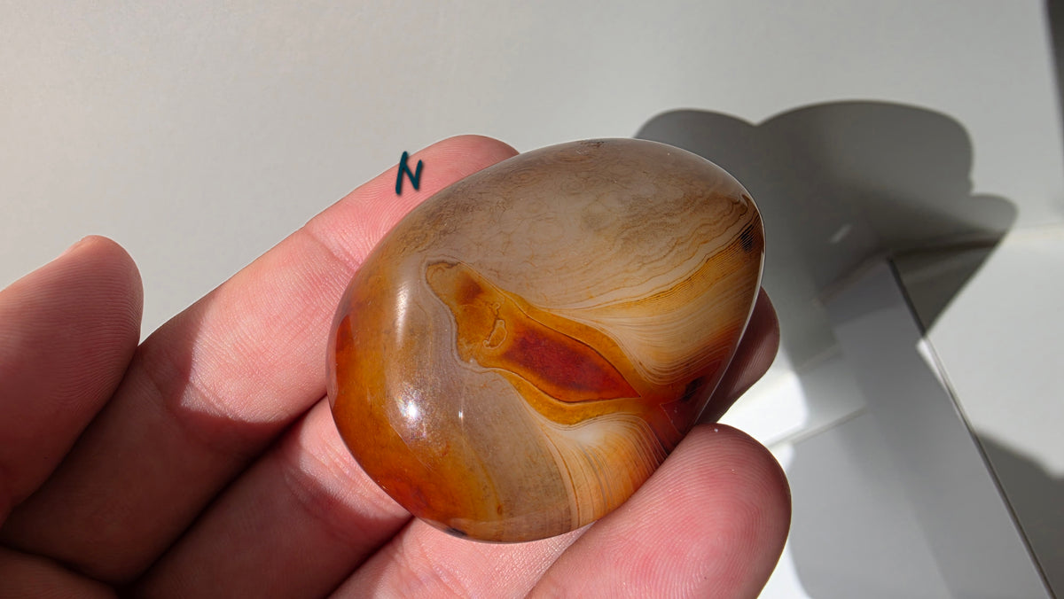 Sardonyx Palm Stones